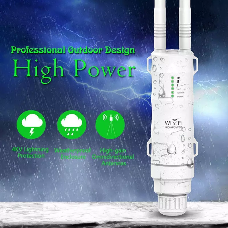 WiFi Mesh 600mbps 1200mbps Wifi Repeater Access Point 200m Outdoor Wireless Bridge CPE Waterproof Long Range Wifi Extender